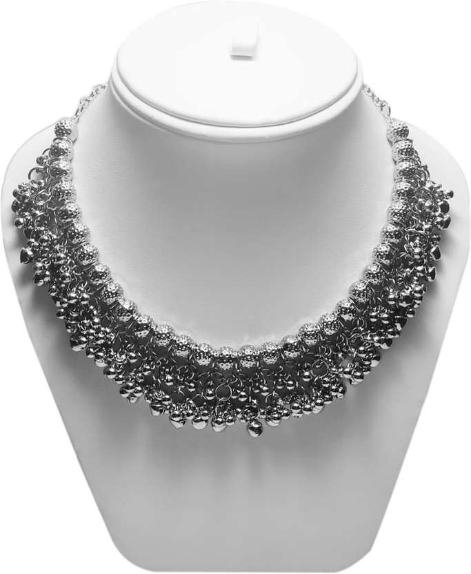 Silver Plated Alloy Necklace
