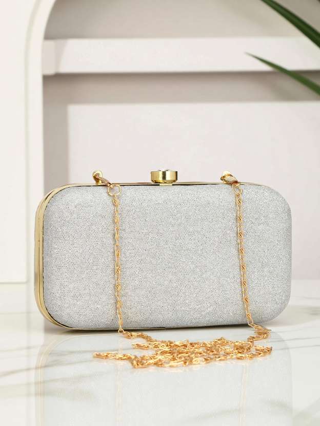 ShopGlobal Party, Casual, Formal, Sports White Clutch
