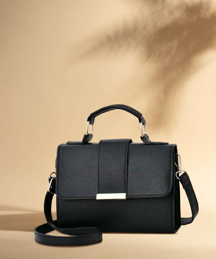 Zsmart Women Black Satchel