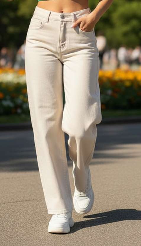 hunter and hayes Straight Fit Women Beige Jeans
